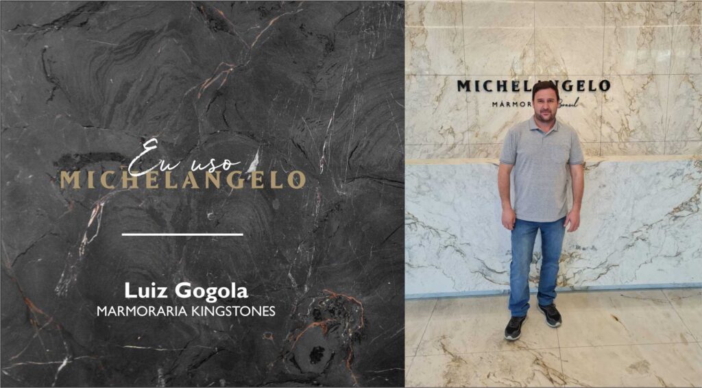 Eu Uso Michelangelo… com Kingstones Mármores